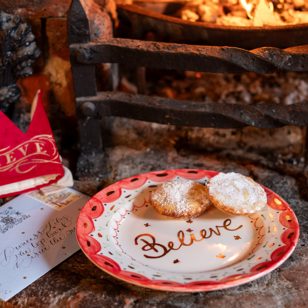 Believe Christmas Eve Plate