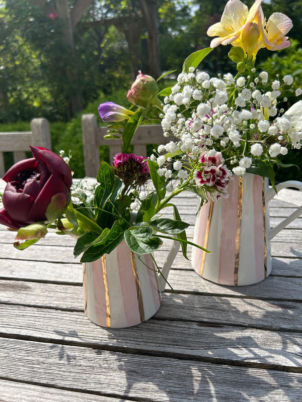 Small blossom stripe jug