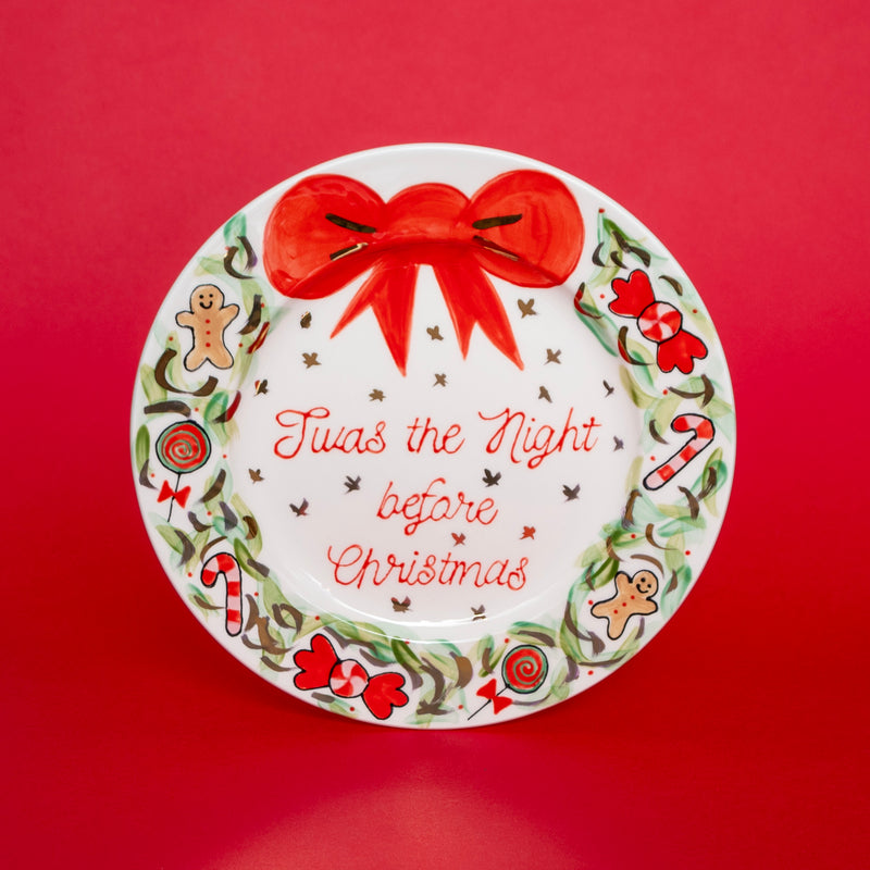 Twas The Night Before Christmas Plate