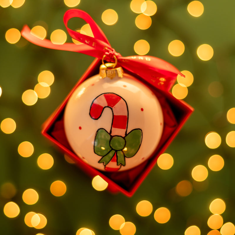 Candy Cane Bauble