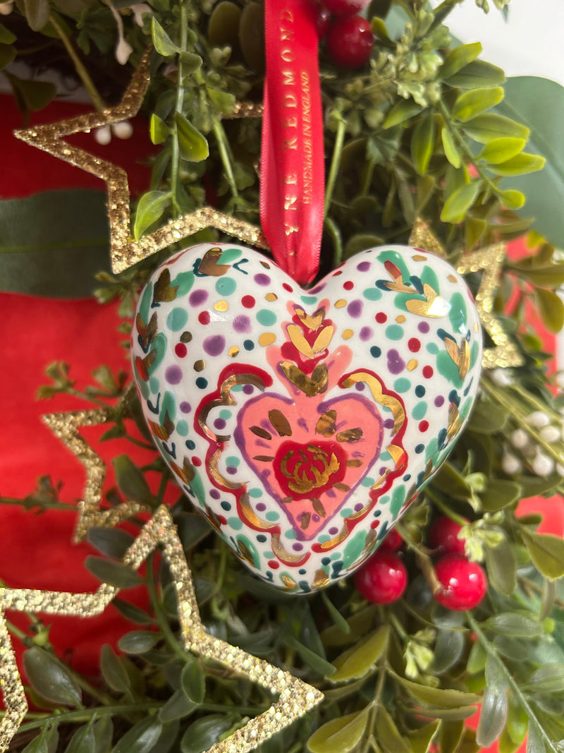 Heart ornament sales