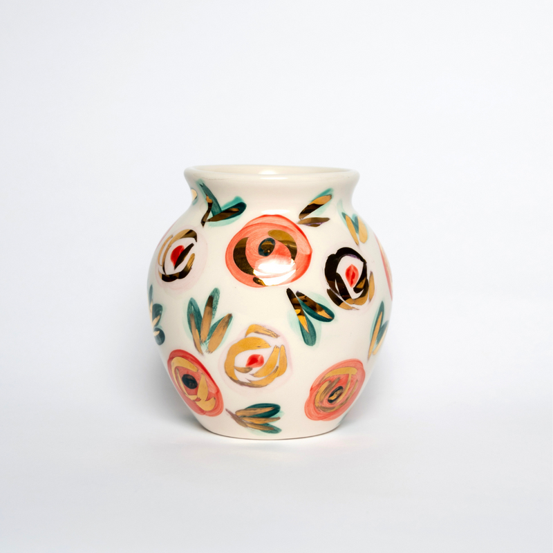 Spring Bloom Peony Vase