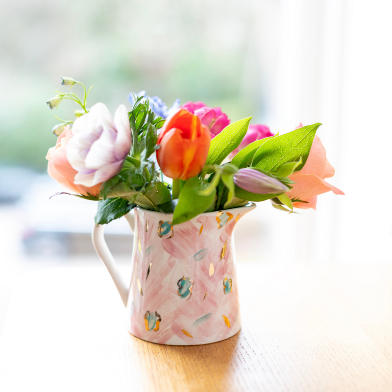 Small Flower Jug Leopard print