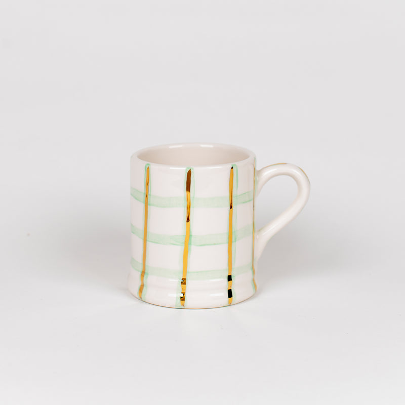 Candy Stripe Green Mug